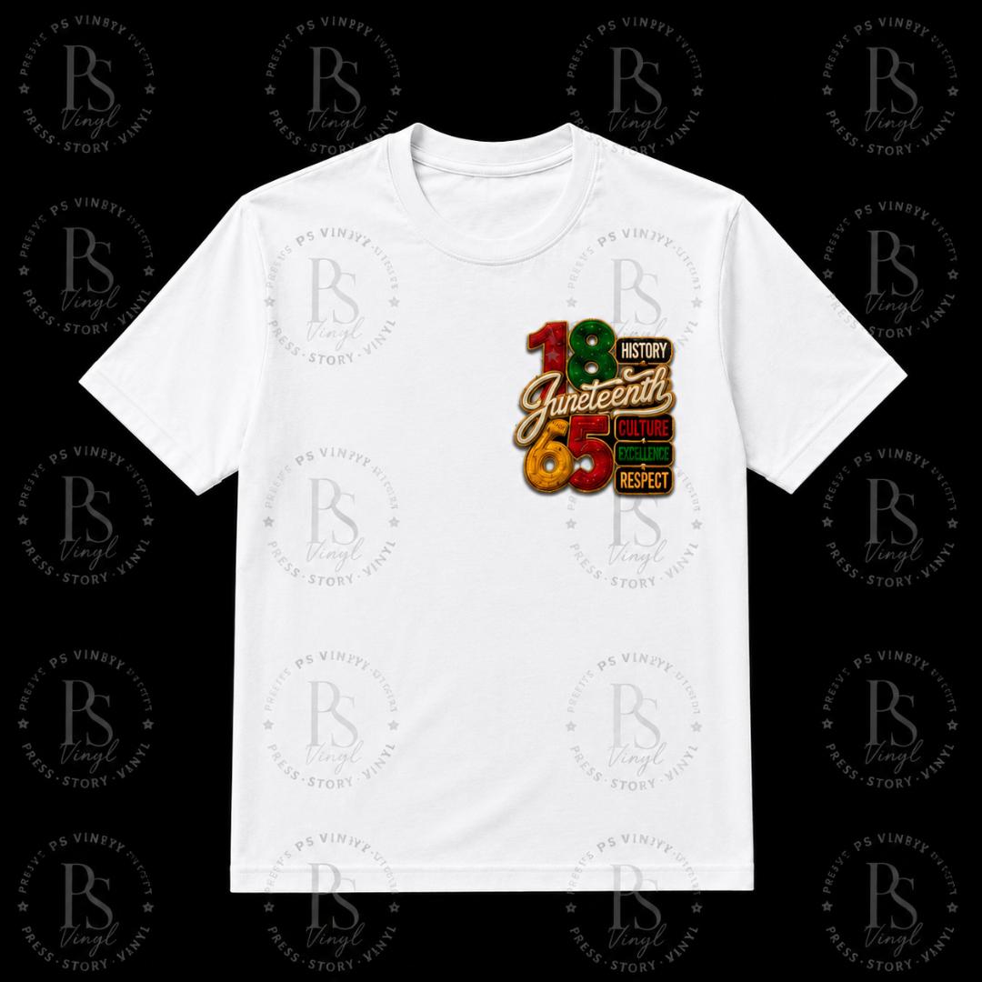 Juneteenth 1865 Pocket Tee