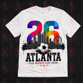 Atlanta 26 FIFA World Cup 2026 Skyline T-Shirt