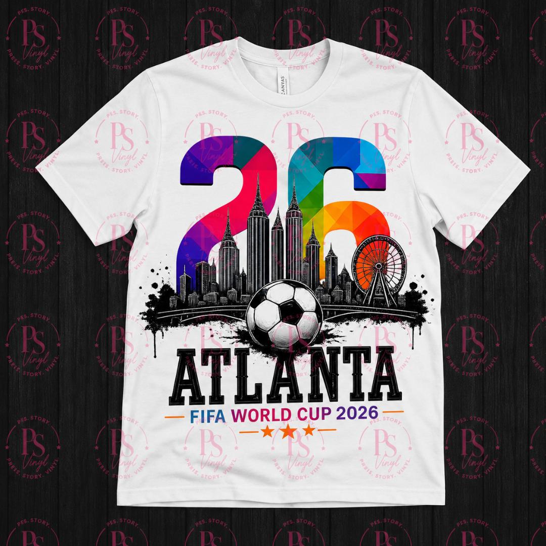 Atlanta 26 FIFA World Cup 2026 Skyline T-Shirt